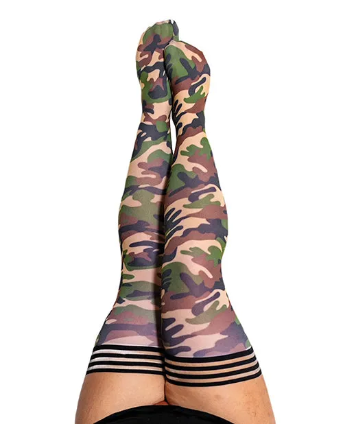 Vibrators Kixies Kixies Alex Thigh High Camouflage C