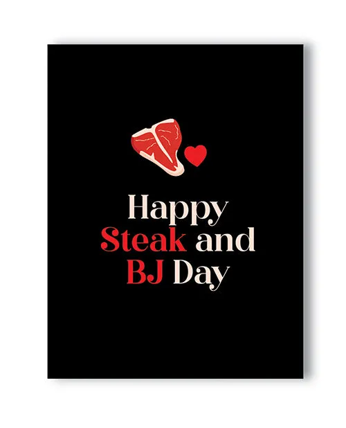 Vibrators Kush Kards Happy Steak And BJ Day Naughty Greeting Card