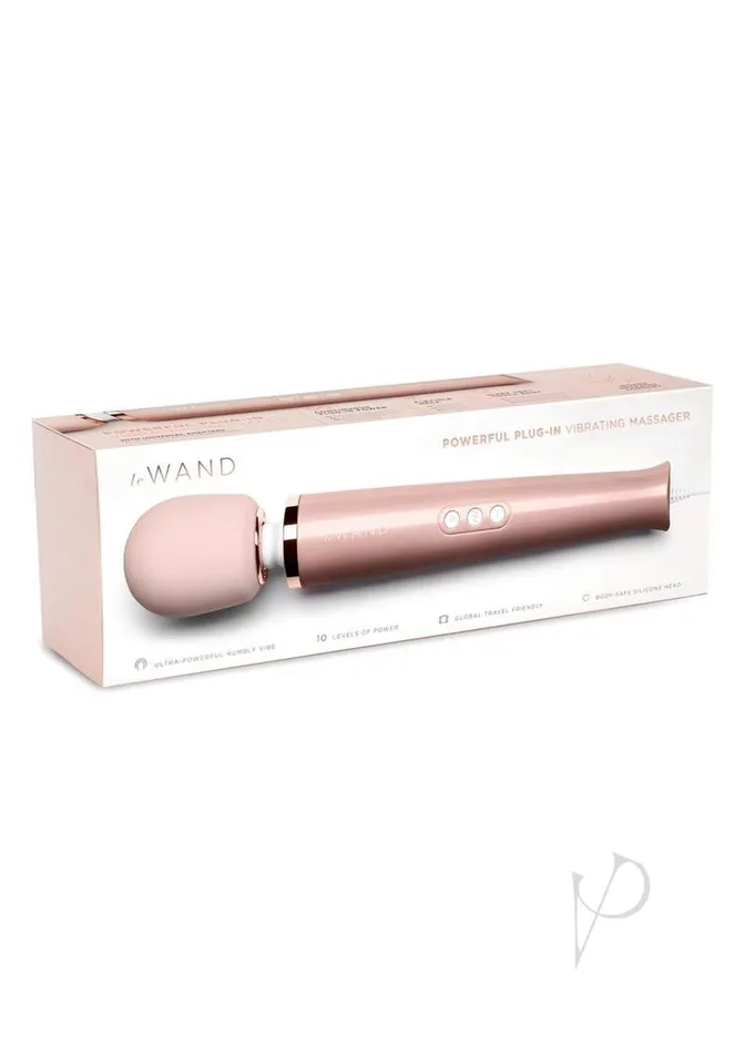 Vibrators Le Wand Le Wand Plugin Vibrating Massager Rose Gold