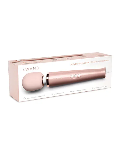 Vibrators Le Wand Le Wand Plugin Vibrating Massager Rose Gold