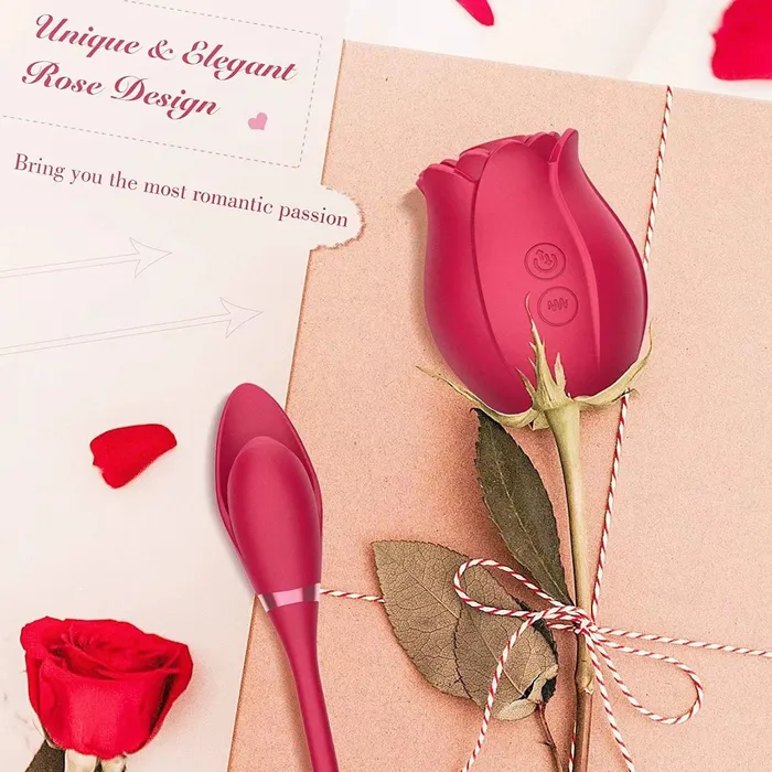 Vibrators Licking and Sucking Rose Toy Wild Night Fantasies