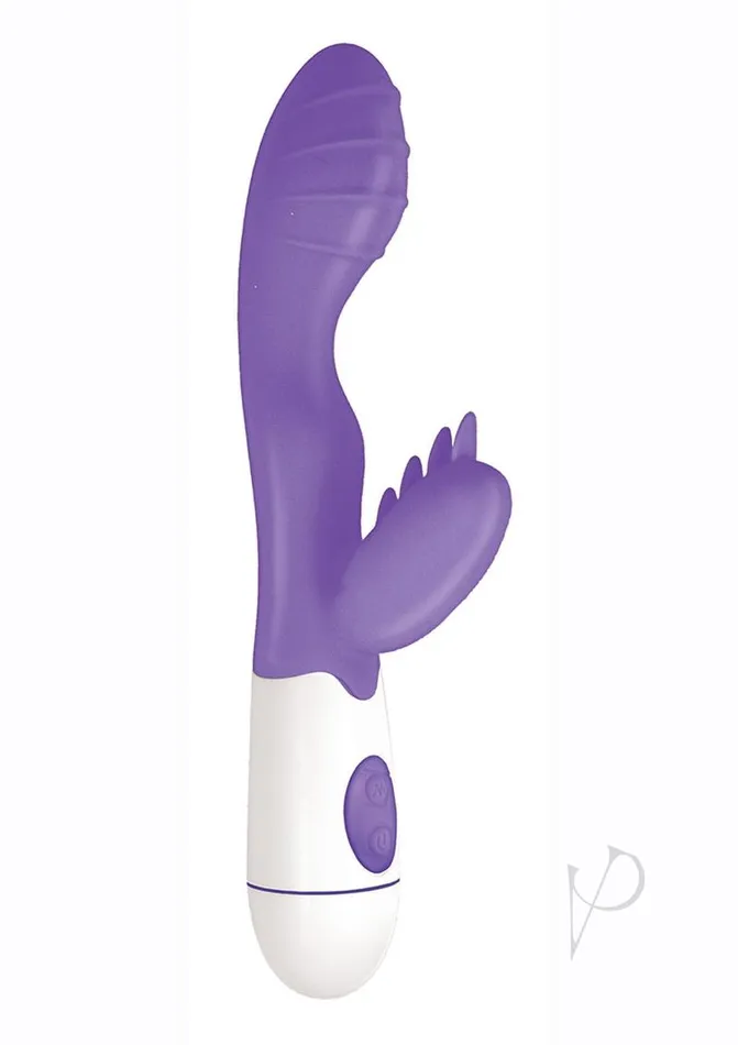Vibrators Lotus Lotus Sensual Massager 3 Silicone Rabbit Vibrator PurpleWhite