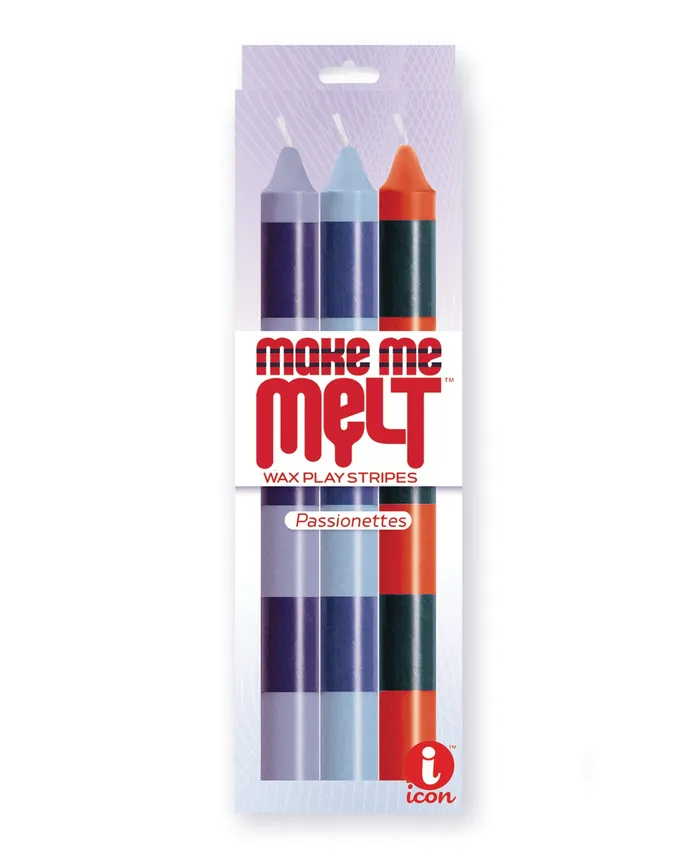 Vibrators Make Me Melt Passionettes Drip Candles Multicolor Make Me Melt