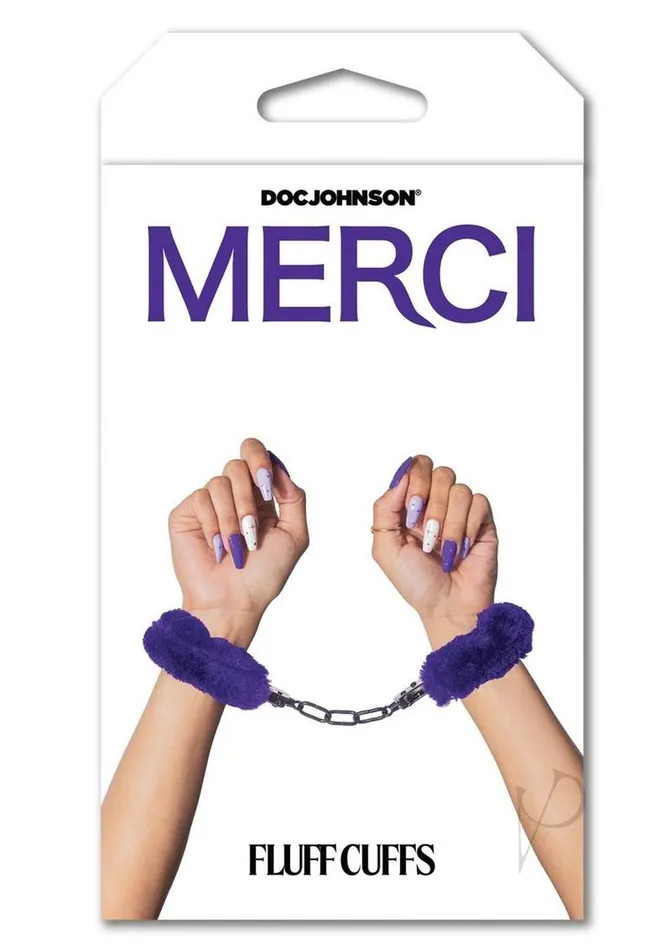 Vibrators Merci Merci Fluff Cuffs Purple