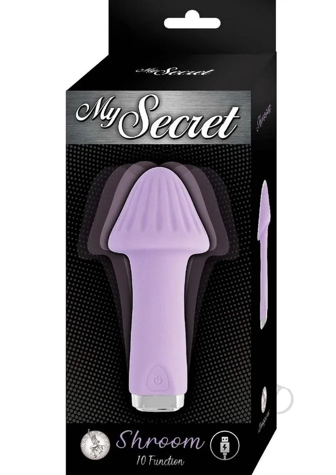 Vibrators Nasstoys My Secret Shroom Rechargeable Silicone Vibrator Purple