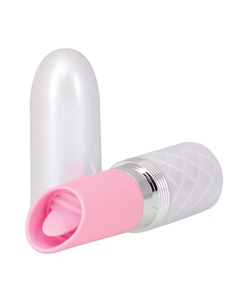 Vibrators Pillowtalk Pillow Talk Lusty Luxurious Rechargeable Silicone Flickering Massager PinkWhite