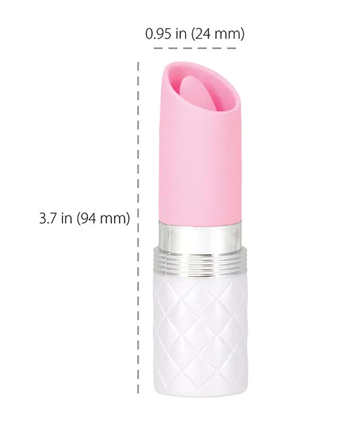 Vibrators Pillowtalk Pillow Talk Lusty Luxurious Rechargeable Silicone Flickering Massager PinkWhite