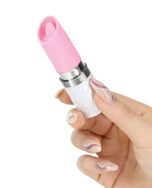 Vibrators Pillowtalk Pillow Talk Lusty Luxurious Rechargeable Silicone Flickering Massager PinkWhite
