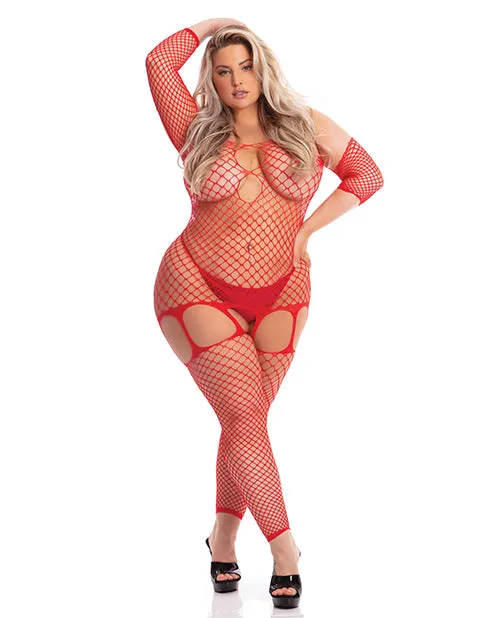 Vibrators Pink Lipstick In My Head Net Bodystocking Red QN Pink Lipstick Vibrators Pink Lipstick In My Head Net Bodystocking Red QN Pink Lipstick