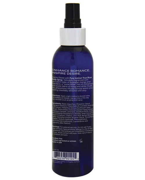 Vibrators Pure Instinct Pure Instinct Pheromone Body Spray True Blue 6oz