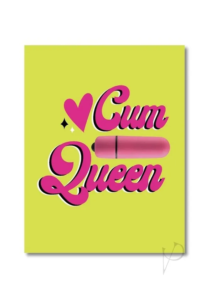 Vibrators Rock Candy Toys NaughtyVibes Vibe Cum Queen Greeting Card
