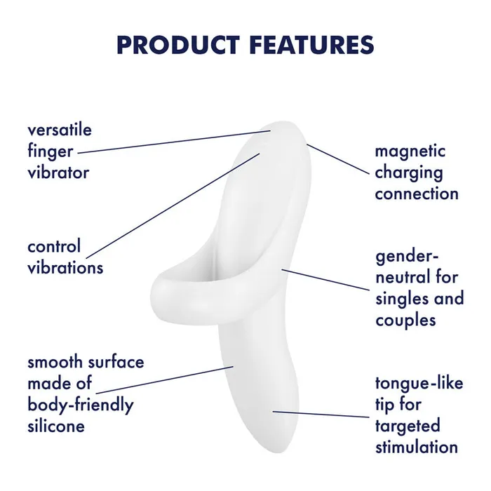 Vibrators Satisfyer Satisfyer Bold Lover Finger Stimulator