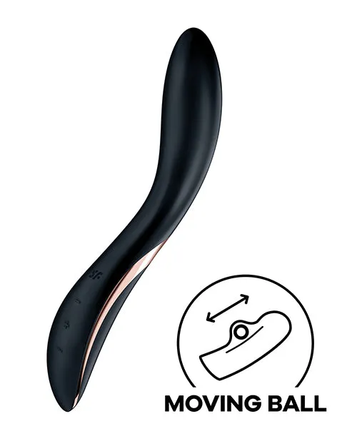 Vibrators Satisfyer Satisfyer Rrrolling Explosion Rechargeable Silicone Vibrator Black