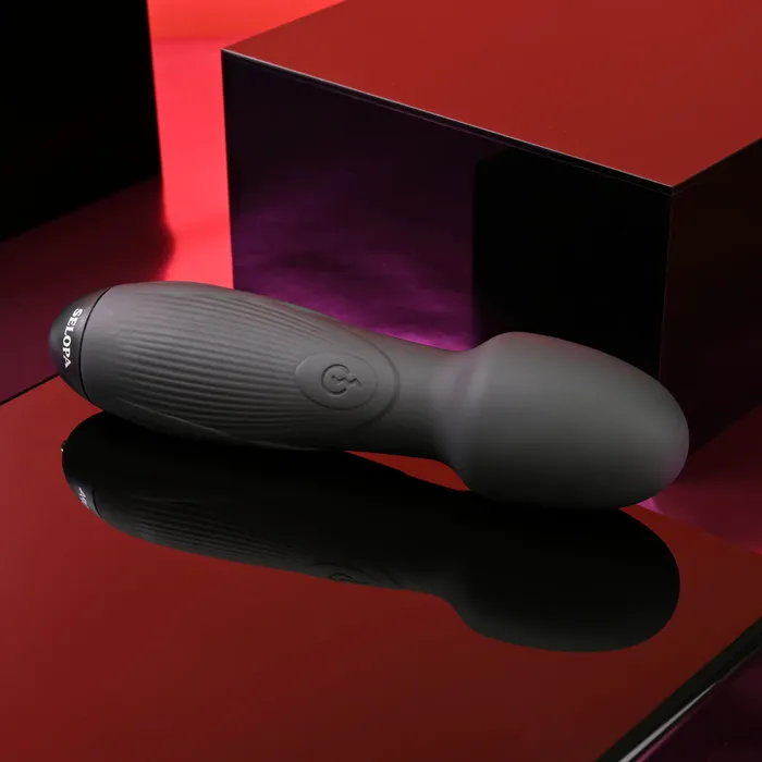 Vibrators Selopa Power Trip Black Massage Wand Selopa