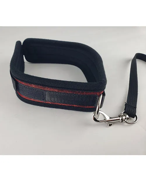 Vibrators Spartacus Collar Leash Neoprene Red Spartacus