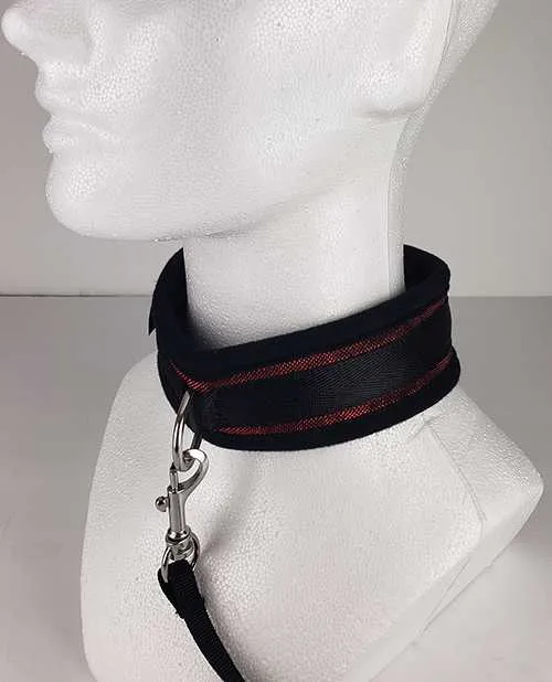 Vibrators Spartacus Collar Leash Neoprene Red Spartacus Vibrators Spartacus Collar Leash Neoprene Red Spartacus