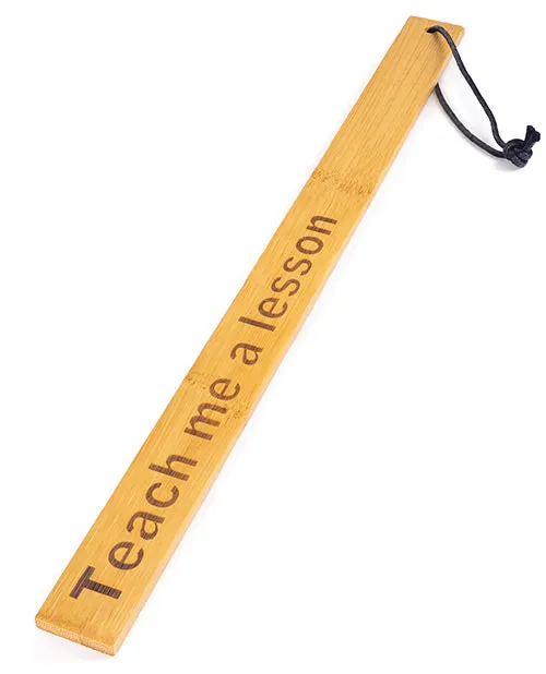 Vibrators Spartacus Spartacus Bamboo Paddle Teach Me a Lesson