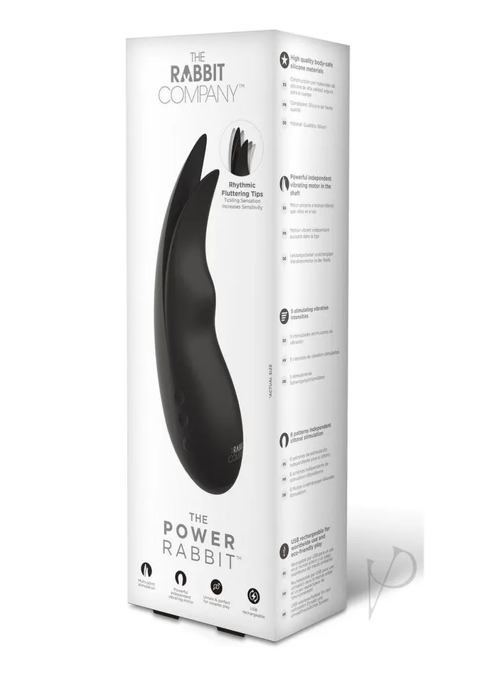 Vibrators The Rabbit Company The Rabbit Company The Power Rabbit Rechargeable Silicone Vibrator Black Vibrators The Rabbit Company The Rabbit Company The Power Rabbit Rechargeable Silicone Vibrator Black