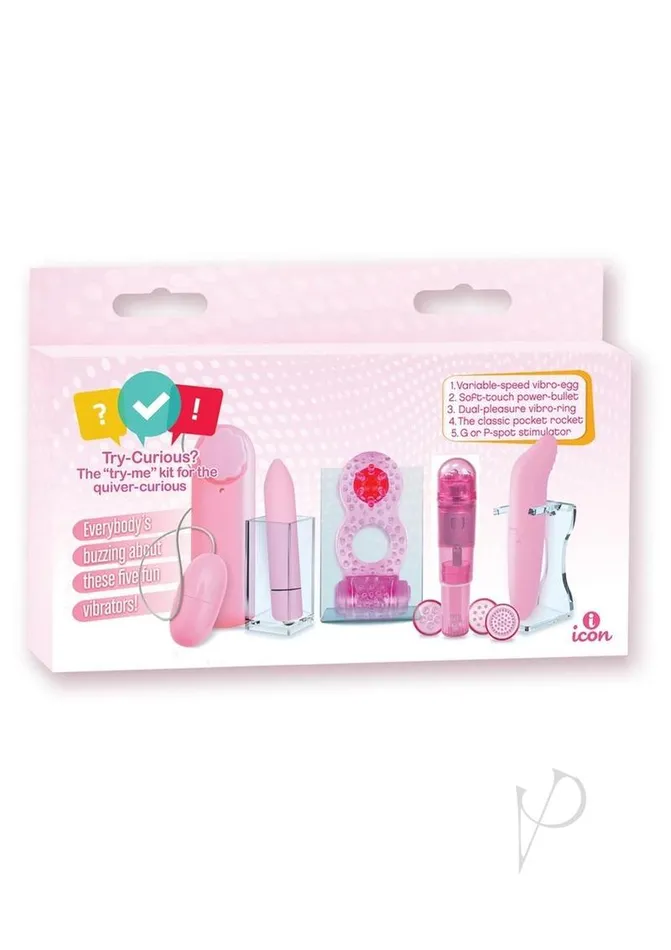 Vibrators Try Curious Try Curious Vibe Kit Pink