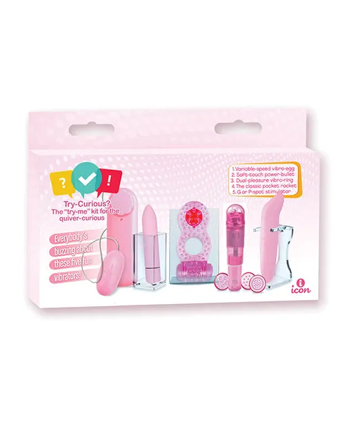 Vibrators Try Curious Try Curious Vibe Kit Pink Vibrators Try Curious Try Curious Vibe Kit Pink