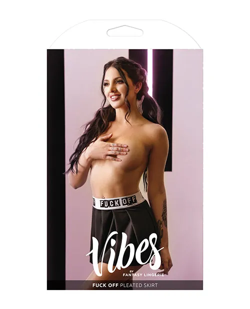 Vibrators Vibes By Fantasy Lingerie Vibes Fuck Off Knife Pleated Microfiber Skirt Black LXL Vibrators Vibes By Fantasy Lingerie Vibes Fuck Off Knife Pleated Microfiber Skirt Black LXL