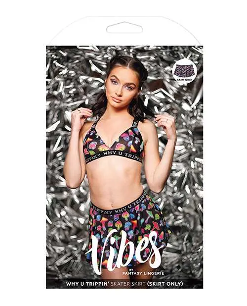 Vibrators Vibes By Fantasy Lingerie Vibes Why U Trippin Skater Skirt Black SM Vibrators Vibes By Fantasy Lingerie Vibes Why U Trippin Skater Skirt Black SM