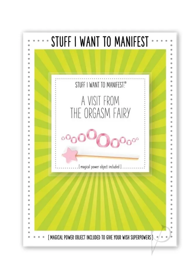 Vibrators Warm Human Warm Human Manifest Greeting Card Orgasm