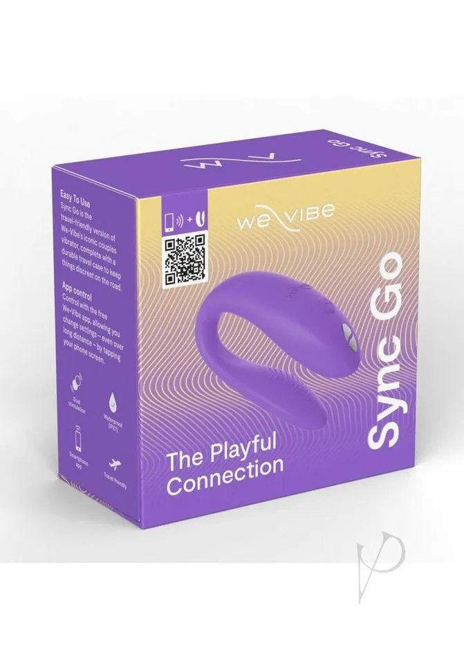 Vibrators We Vibe WeVibe Sync Go App Control Rechargeable Silicone Couples Vibrator Light Purple Vibrators We Vibe WeVibe Sync Go App Control Rechargeable Silicone Couples Vibrator Light Purple