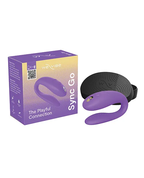 Vibrators We Vibe WeVibe Sync Go App Control Rechargeable Silicone Couples Vibrator Light Purple