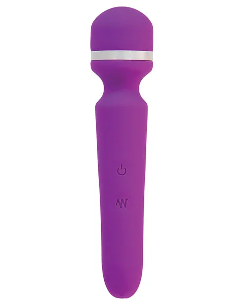 Vibrators Wonderlust Destiny Silicone Rechargeable Wand Massager Purple Wonderlust