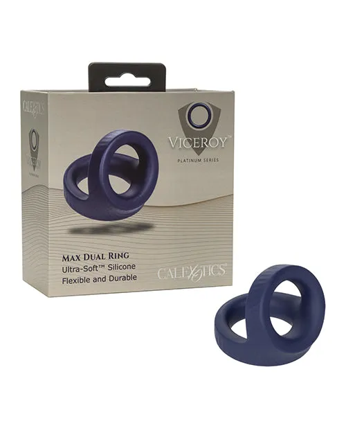 Viceroy Male Sex Toys Viceroy Max Dual Ring Silicone Cock Ring Blue Viceroy Male Sex Toys Viceroy Max Dual Ring Silicone Cock Ring Blue