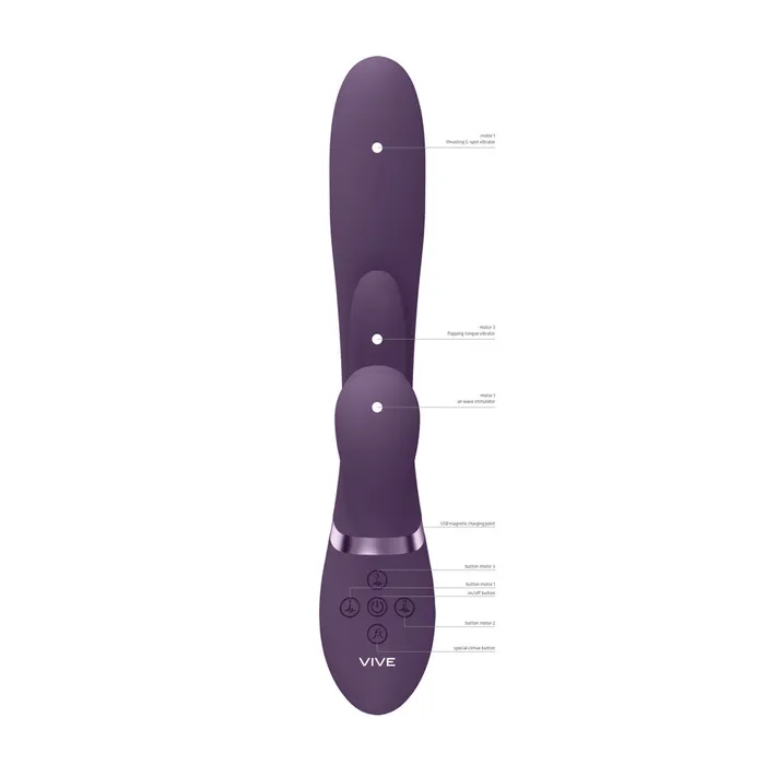 Vive Ena Thrusting Vibrator Air Stimulator Shots Toys Vibrators