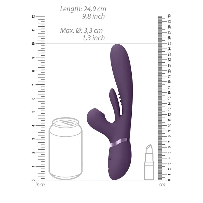 Vive Ena Thrusting Vibrator Air Stimulator Shots Toys Vibrators