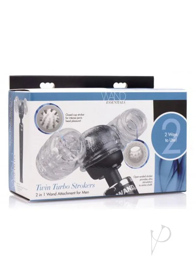 Wand Essentials Female Sex Toys Wand Essentials Twin Turbo Strokers Attachment Clear Wand Essentials Female Sex Toys Wand Essentials Twin Turbo Strokers Attachment Clear