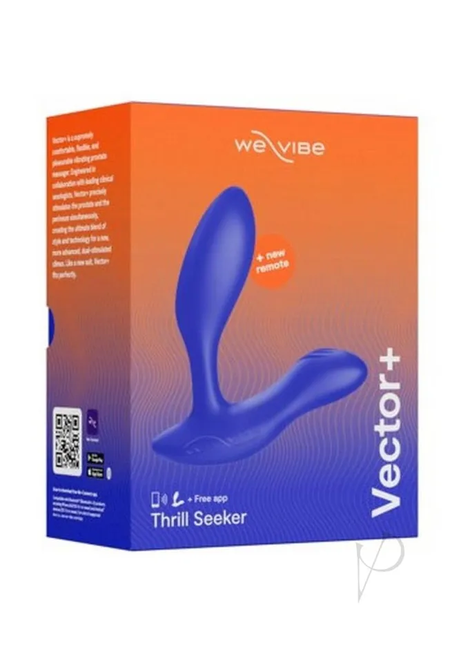 We Vibe Anal WeVibe Vector Rechargeable Silicone Vibrating Prostate Massager with Remote Control Royal Blue We Vibe Anal WeVibe Vector Rechargeable Silicone Vibrating Prostate Massager with Remote Control Royal Blue