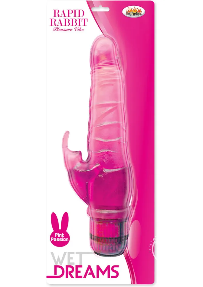 Wet Dreams Vibrators Wet Dreams Rapid Rabbit Pleasure Vibe Water Resistant Vibrator Pink Passion Wet Dreams Vibrators Wet Dreams Rapid Rabbit Pleasure Vibe Water Resistant Vibrator Pink Passion