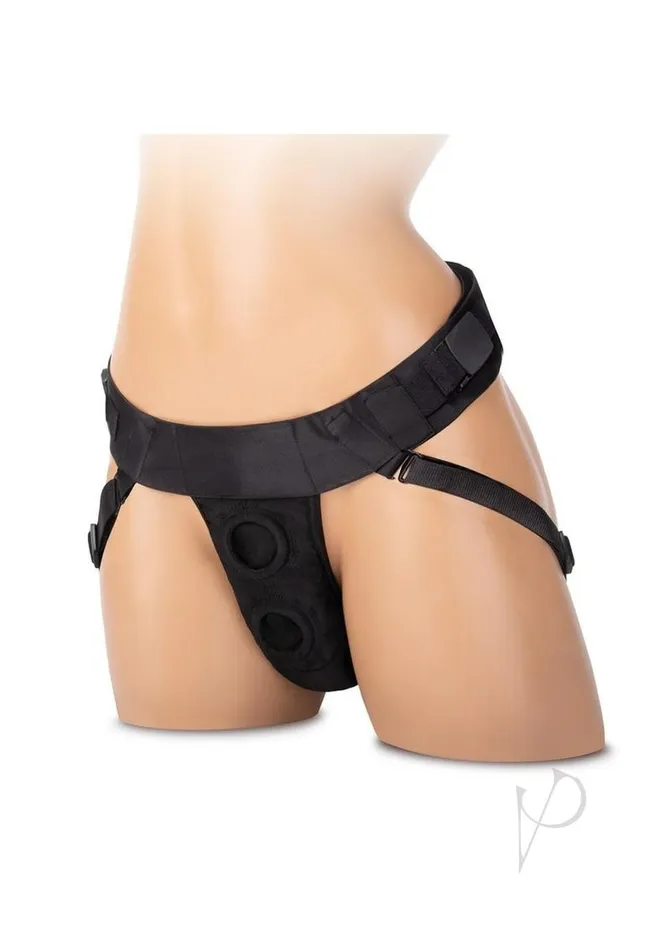 WhipSmart Double Penetration Jock Strap Harness One Size Black Whipsmart Female Sex Toys WhipSmart Double Penetration Jock Strap Harness One Size Black Whipsmart Female Sex Toys