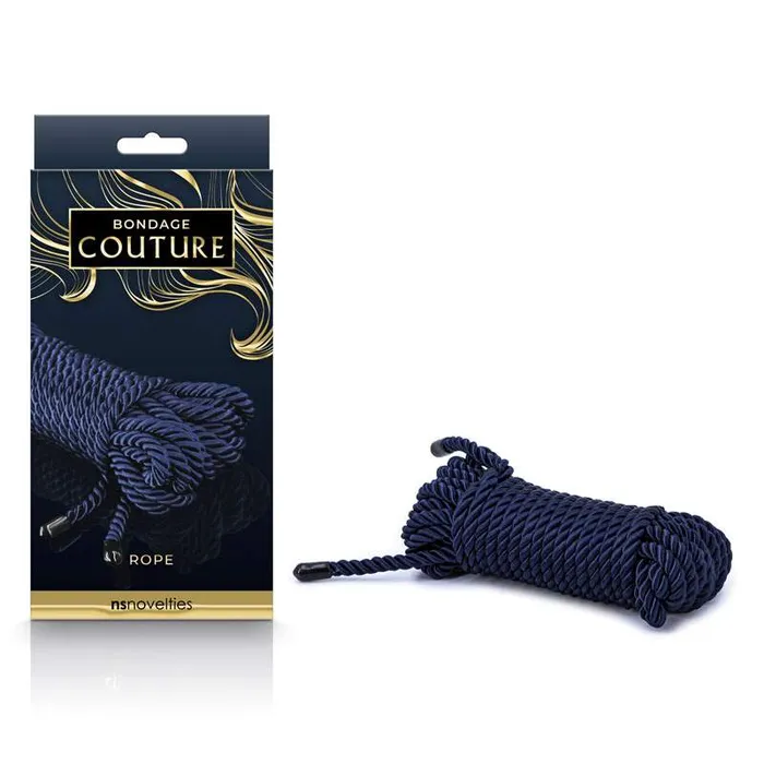 Wild Night Fantasies Bondage Couture Rope Blue Vibrators