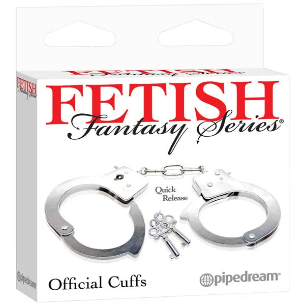 Wild Night Fantasies Couples Fetish Fantasy Series Official Metal Handcuffs Wild Night Fantasies Couples Fetish Fantasy Series Official Metal Handcuffs