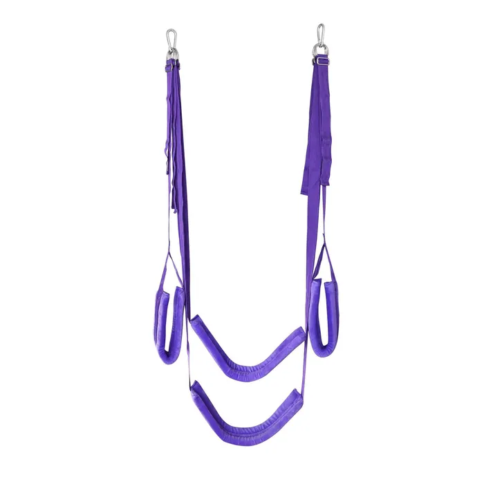 Wild Night Fantasies Purple Adjustable Sex Swing Vibrators
