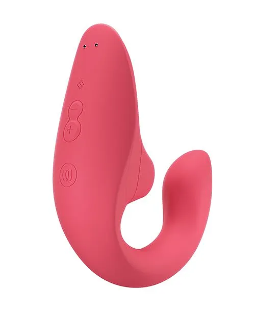 Womanizer Female Sex Toys Womanizer Blend Rechargeable Silicone Vibrator with Clitoral Stimulator Vibrant Rose Womanizer Female Sex Toys Womanizer Blend Rechargeable Silicone Vibrator with Clitoral Stimulator Vibrant Rose