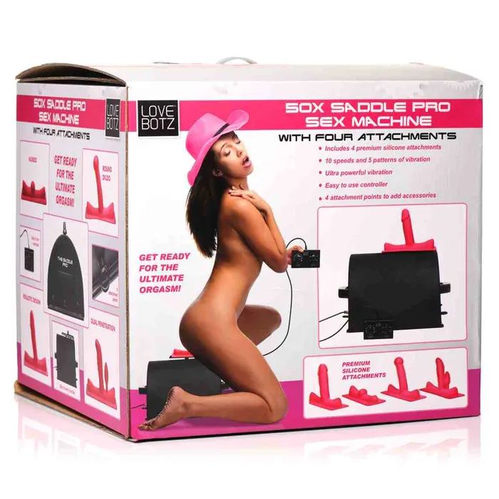 XR Brands Female Sex Toys LoveBotz 50X Saddle Pro Sex Machine