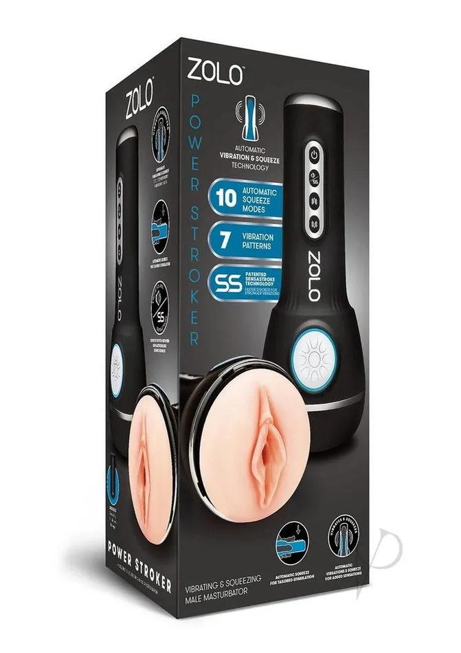 Zolo Male Sex Toys Zolo Power Stroker Rechargeable Silicone Masturbator Black Zolo Male Sex Toys Zolo Power Stroker Rechargeable Silicone Masturbator Black